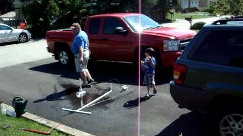 Water Rocket with Fins and Nose Cone