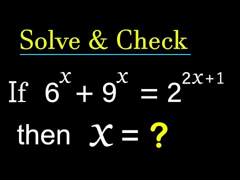 Solve & Check