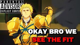 Gilgamesh is the BIGGEST AURA FARMER in Fate strange Fake😭