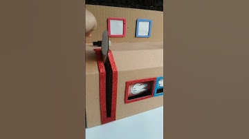 Rock Paper Scissors game from cardboard #shorts #youtubeshorts #shortsfeed #cardboard