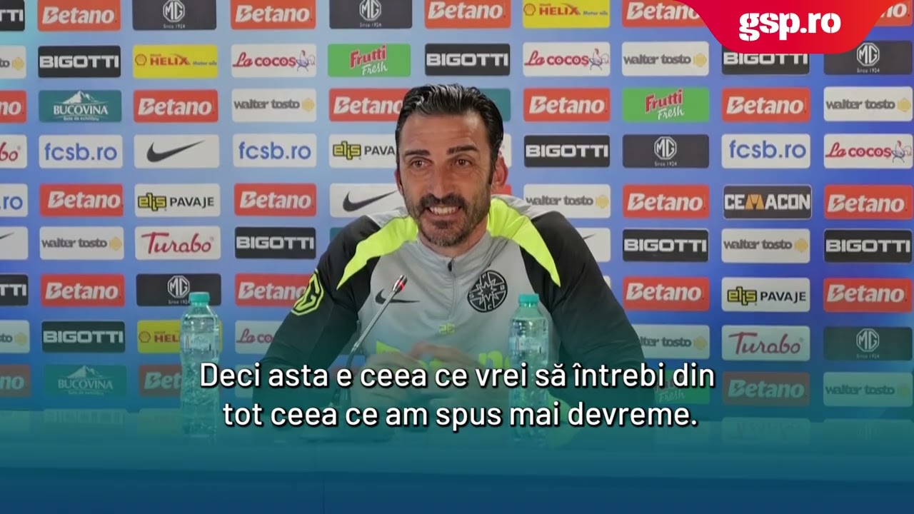 Elias Charalambous, înaintea meciului FCSB - Universitatea Cluj: „Deci asta te interesează?!”