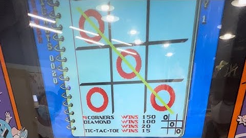 Tic-Tac-Toe Arcade machine for kids  with Travis!