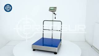 Balanza De Plataforma Henkel A12 De 500 Kilos 80 X 70 Cm