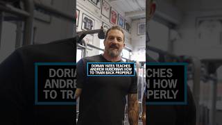 Dorian Yates Teaches Andrew Huberman How to Train Back Properly