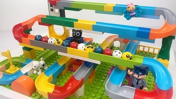 ASMR Duplo Marble Run | Building & Playing a Very Creative & Exciting Coaster