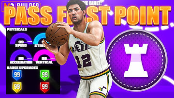 BEST PASS FIRST POINT BUILD ON NBA 2K21! RARE BUILD SERIES VOL. 50