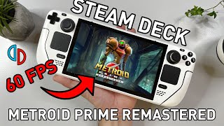 Steam Deck - Metroid Prime Remastered 60 FPS Gameplay & Settings