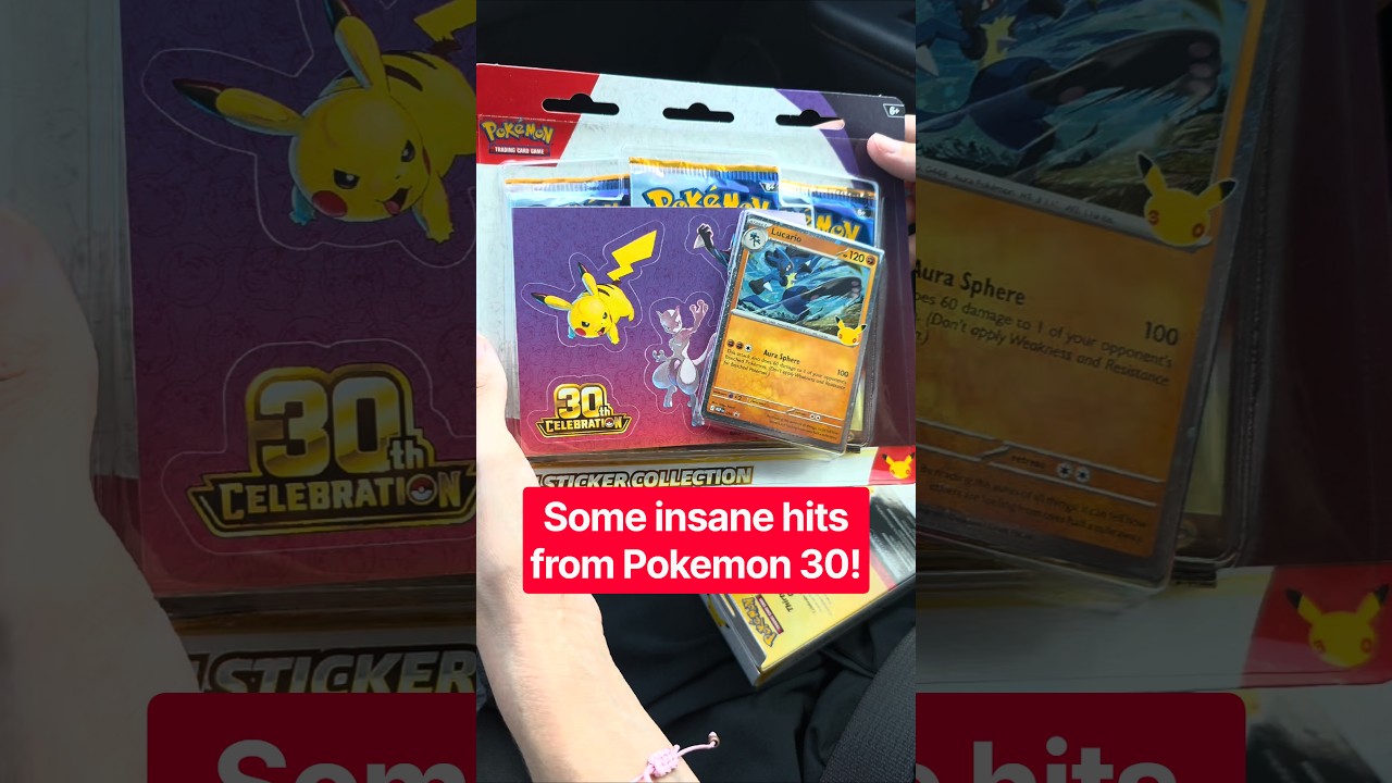 Some insane hits off the rip from #Pokemon30!!! #Pokemon #pokemoncards #pokemontcg #packopenings