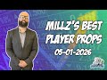 Best NBA, MLB &amp; NHL Prop Bets today 05/01/26 | Millz Shop the Props | PickDawgz Prop Betting