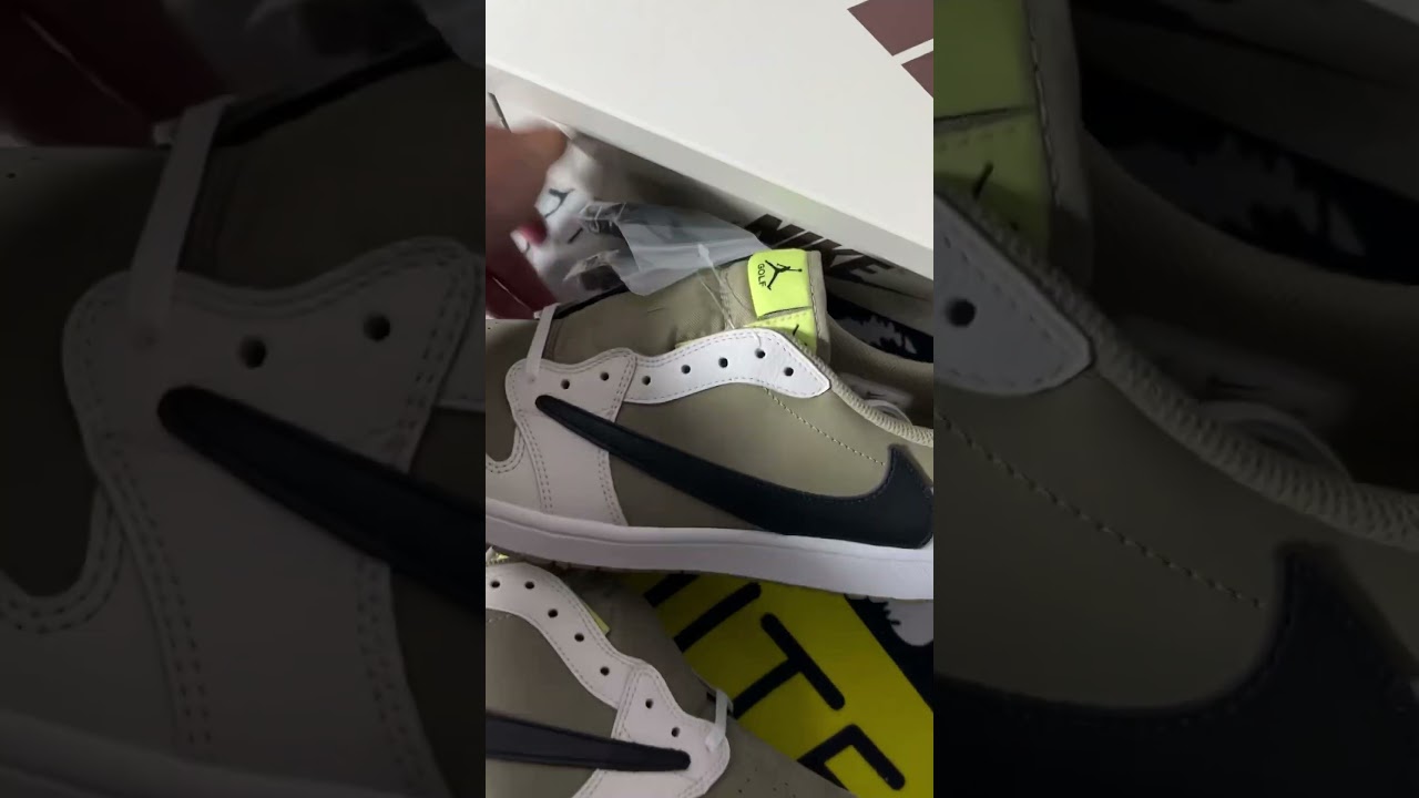 Jordan 1 Golf travis Scott Neutral Olive Review you can buy