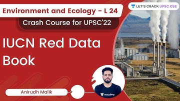 Environment and Ecology | L24 | IUCN  Red Data Book | Anirudh Malik | Let