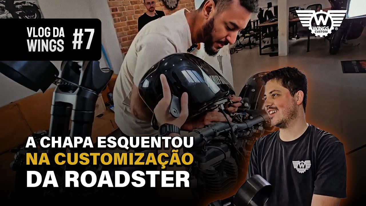 🔥 Transformando a Harley-Davidson Roadster… botando a mão na massa 🔧