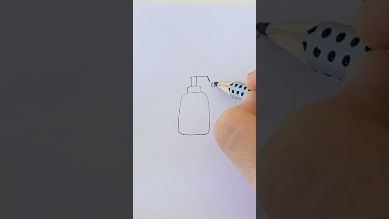 Liquid soap 🧴| Easy Drawing 