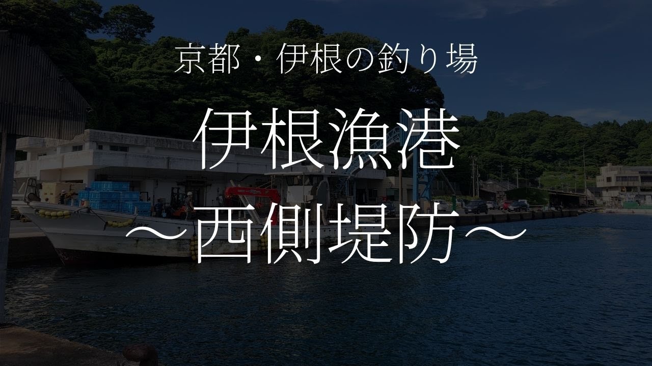 伊根漁港 京都 伊根 の釣り場情報 漁港西側堤防 Youtube