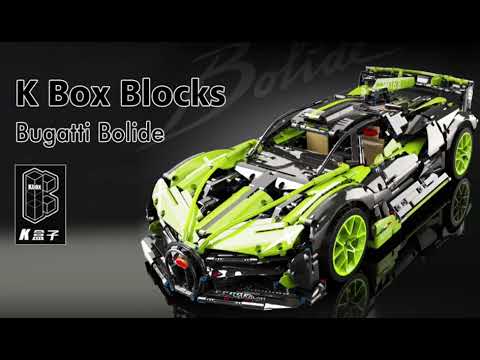 3588 деталей | Bugatti Bolide | Конструктор Technic | KBox 10211 | Совместим с лего | Lego Бугатти Болид, видео 2