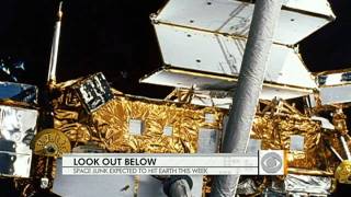 Space junk: satellite heading for Earth