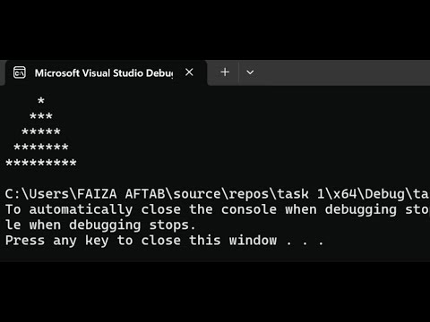 Print Triangle Stars Pattern || c++ || Coding