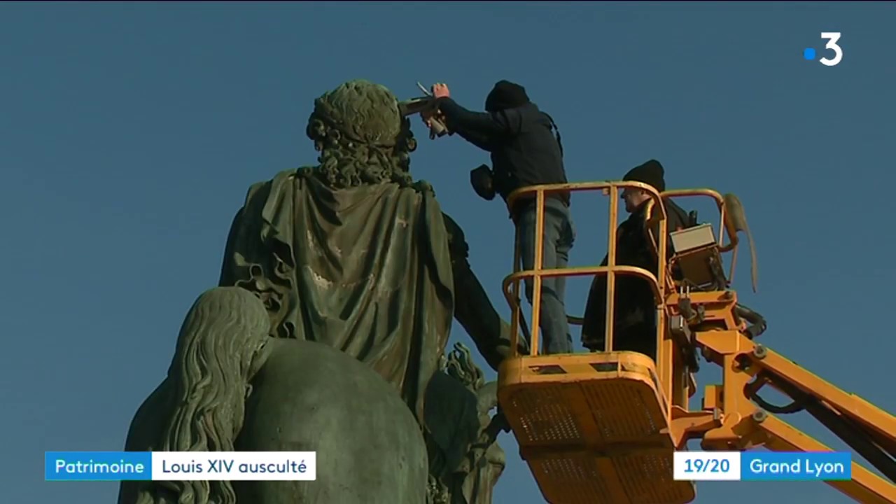 Lyon : un diagnostic patrimonial pour la statue de Louis XIV, place Bellecour