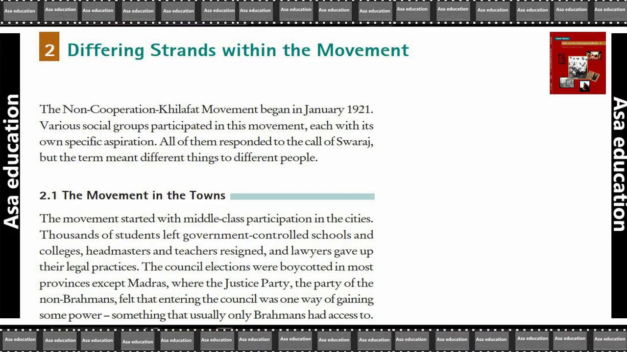 Ch 3 2 1 Differing Strands Within The Movement History Grade 10 CBSE