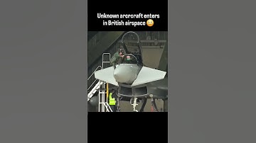 unknown aircraft enters into british airspace 😳 #airforce