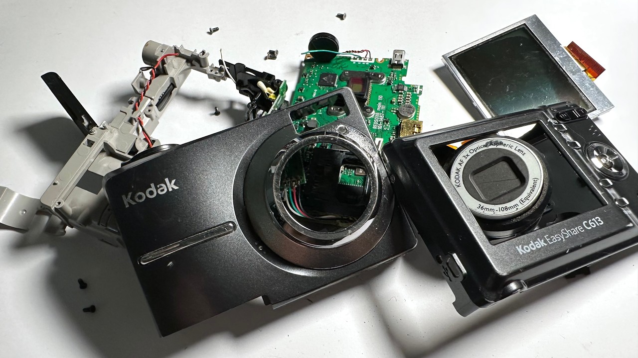 Kodak EasyShare C613 Disassembly - YouTube