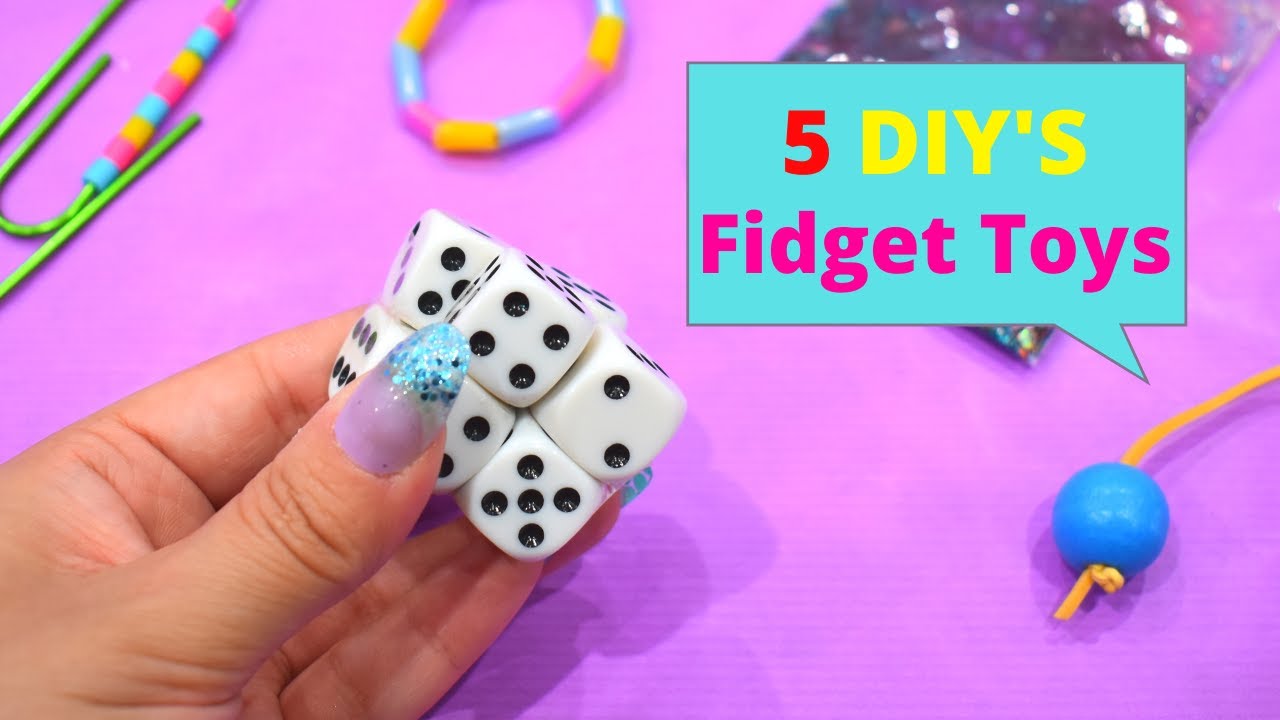 5 DIYS FIDGET TOYS (FACILE À RÉALISER) - YouTube