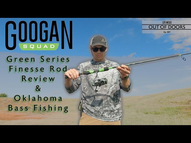 Slaying Bass in Oklahoma Farm Pond with new Googan Squad Green
