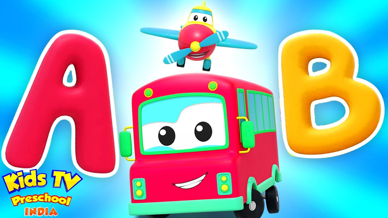 Transport Alphabet, Aakar Geet, Hindi Nursery Rhymes for Kids