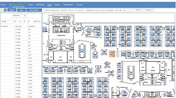 FacilityQuest Workplace Room Data on Floor Plans