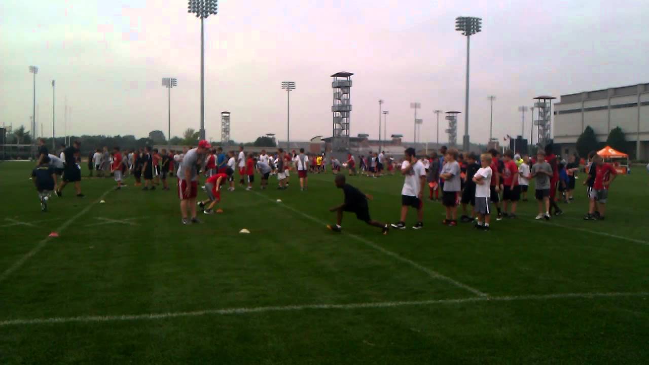 NICK SCROGGINS FT WAYNE, IN.osu football camp 2011 YouTube