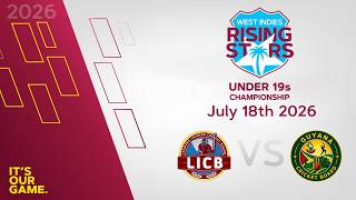 🔴 LIVE Leewards Islands v Guyana | CWI Men’s Under 19 | 50 Over Championships 2026