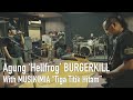 Agung 'Hellfrog' BURGERKILL Rehearsal with MUSIKIMIA "TIGA TITIK HITAM"