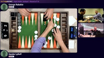 2023 BGWC - High Roller Jackpot Rnd of 16 - Sander Lylloff vs. George Rabahie - 15pts