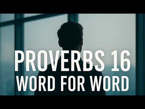 🎧 Proverbs 16 | Word-for-Word (KJV) — The Sovereign Path