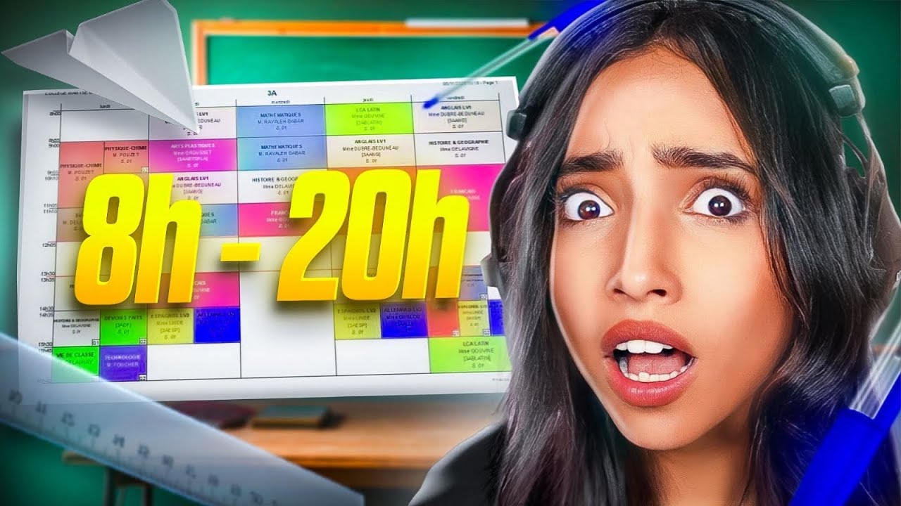 JE JUGE VOS EMPLOIS DU TEMPS DE CETTE RENTRÉE ! (mes pauvres 😭)