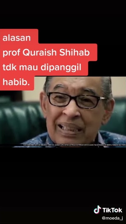 dengar ceramah profesor yg satu ini,semoga Bisa diambil hikmahnya.