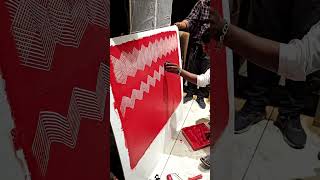 Zigzag texture design home decor #reels #trending #videos #art #shorts #viral #art #texture #reels