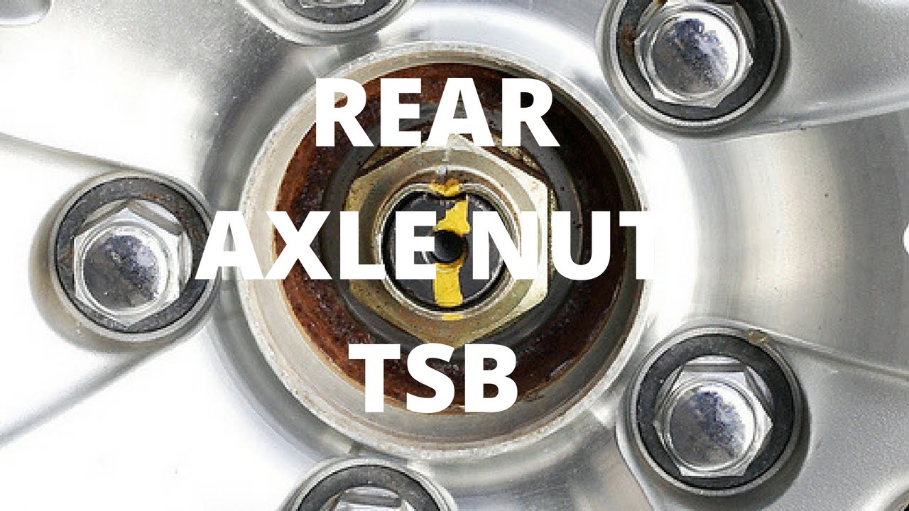 Rear Axle Nut TSB Honda S2000 YouTube