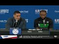 Jaylen Brown & Malcolm Brogdon Postgame Interview | Boston Celtics crush Philadelphia 76ers 121-87