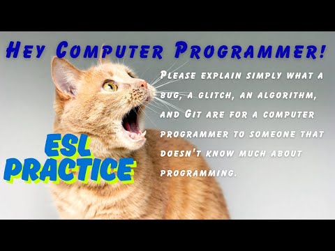 Hey. , Computer Programmer. Explain Like I'm 5: What’s a Bug, Glitch, Algorithm & Git? Made Simple!