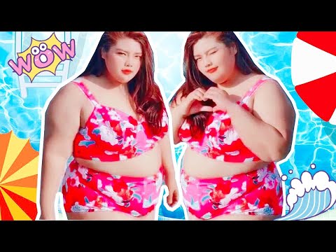 300 POUNDS BBW CHUBBY BELLY GIRL Bikini,fat girl cute moments tiktok,plus size style shake my beauty