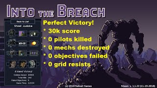 Into the Breach: 30k Perfect Victory Hard (Steel Judoka)