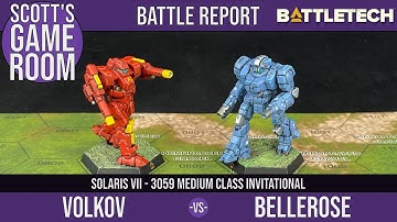BattleTech Battle Report: Volkov vs Bellerose