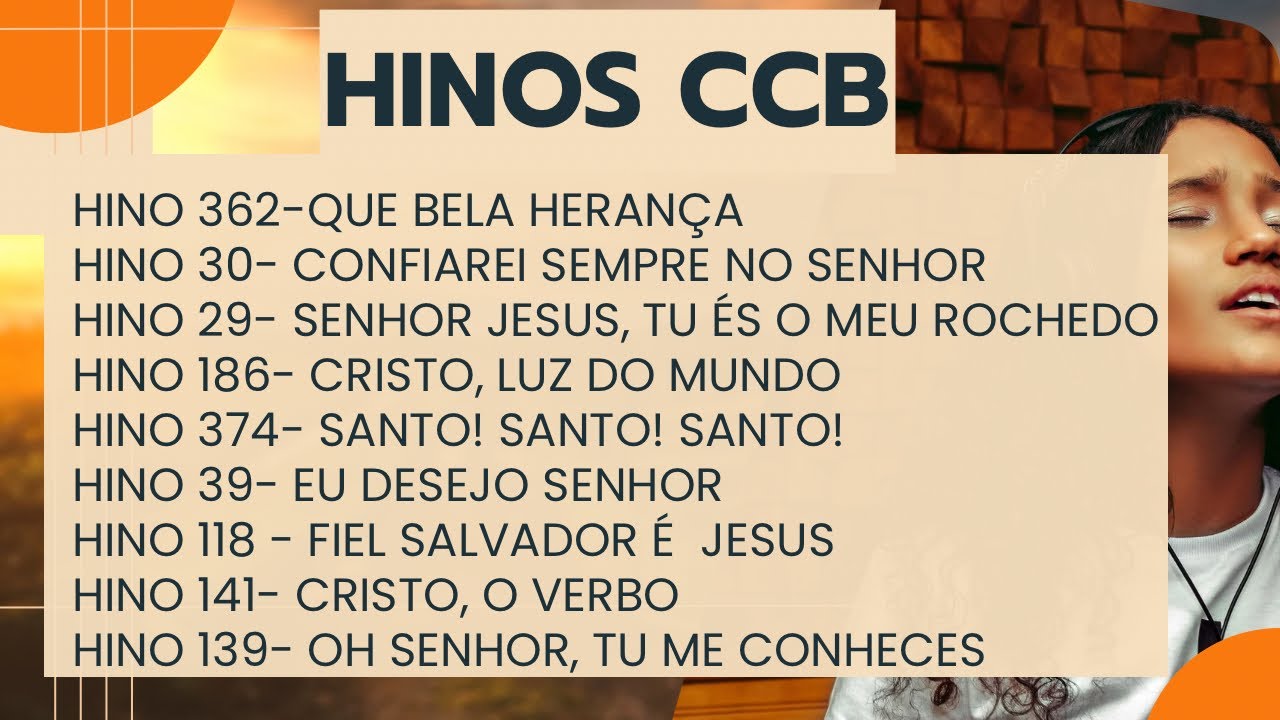 HINOS CCB- PARA AUMENTAR SUA FÉ em DEUS 