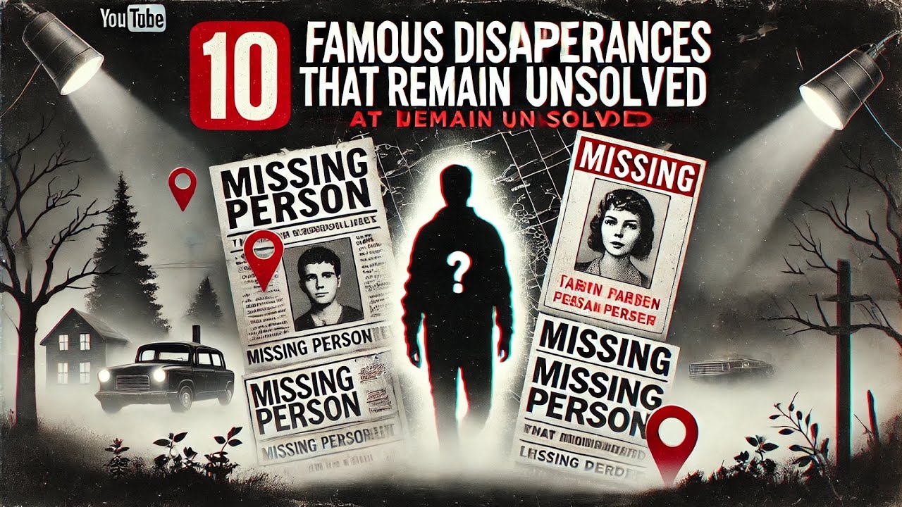 Top 10 Unsolved Disappearances That Will Haunt You - YouTube