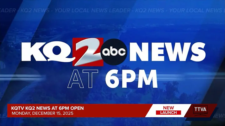 KQTV KQ2 News at 6pm Open - 12/15/2025 (New Graphics & Studio Location)