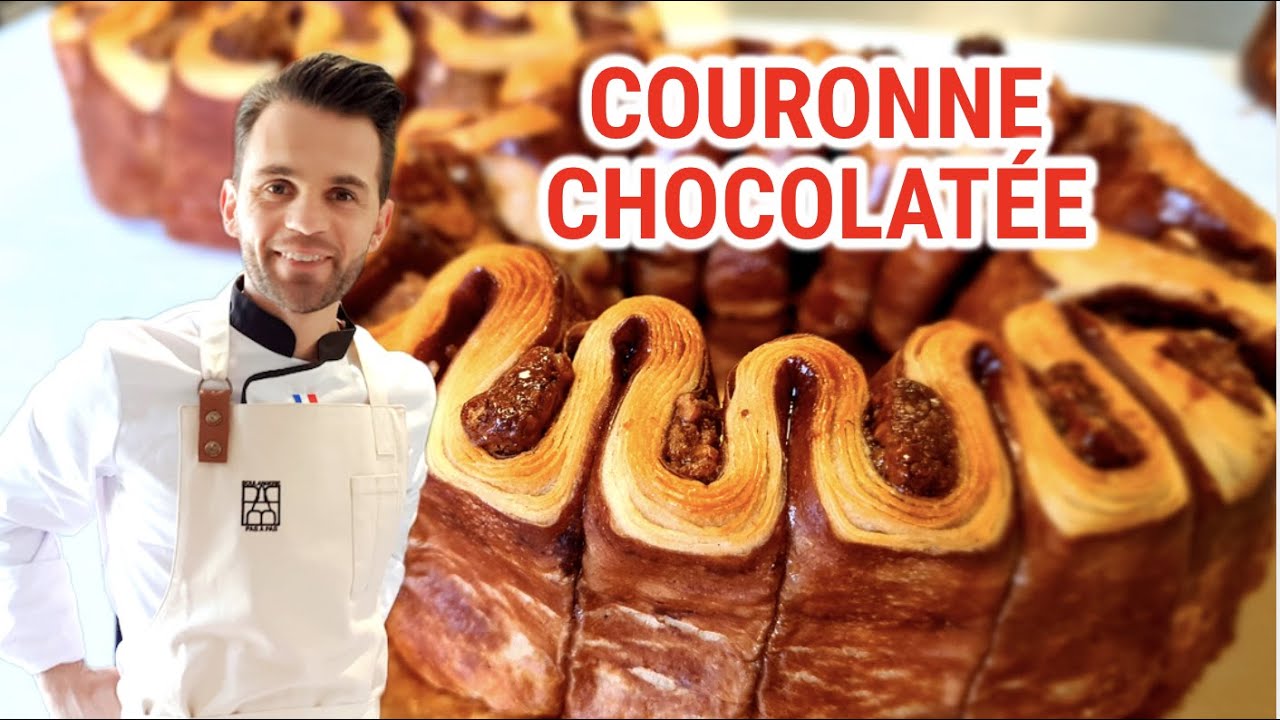 👑 Couronne chocolatée 👑 La viennoiserie en pâte levée feuilletée