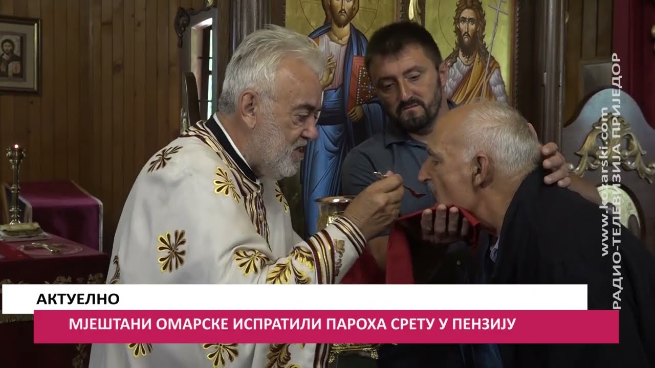 MJEŠTANI OMARSKE ISPRATILI PAROHA SRETU U PENZIJU