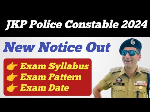 Jkp Test Pattern JKP Police Constable Exam Date ll Exam Syllabus ll Exam Pattern 2024_25 ...