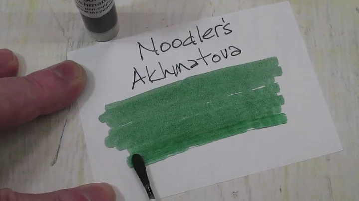 Noodler's Akhmatova writing sample